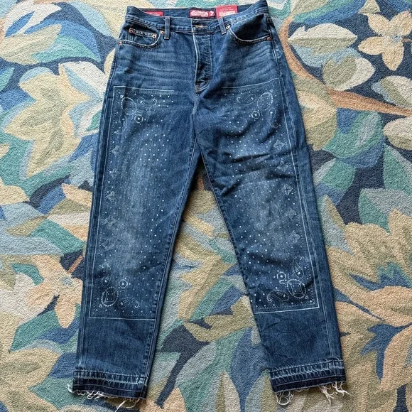 Lucky Legend Paisley High Rise Drew Mom size 8/29 - Picture 4 of 6